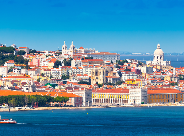 Stunning panoramic view of Lisbon